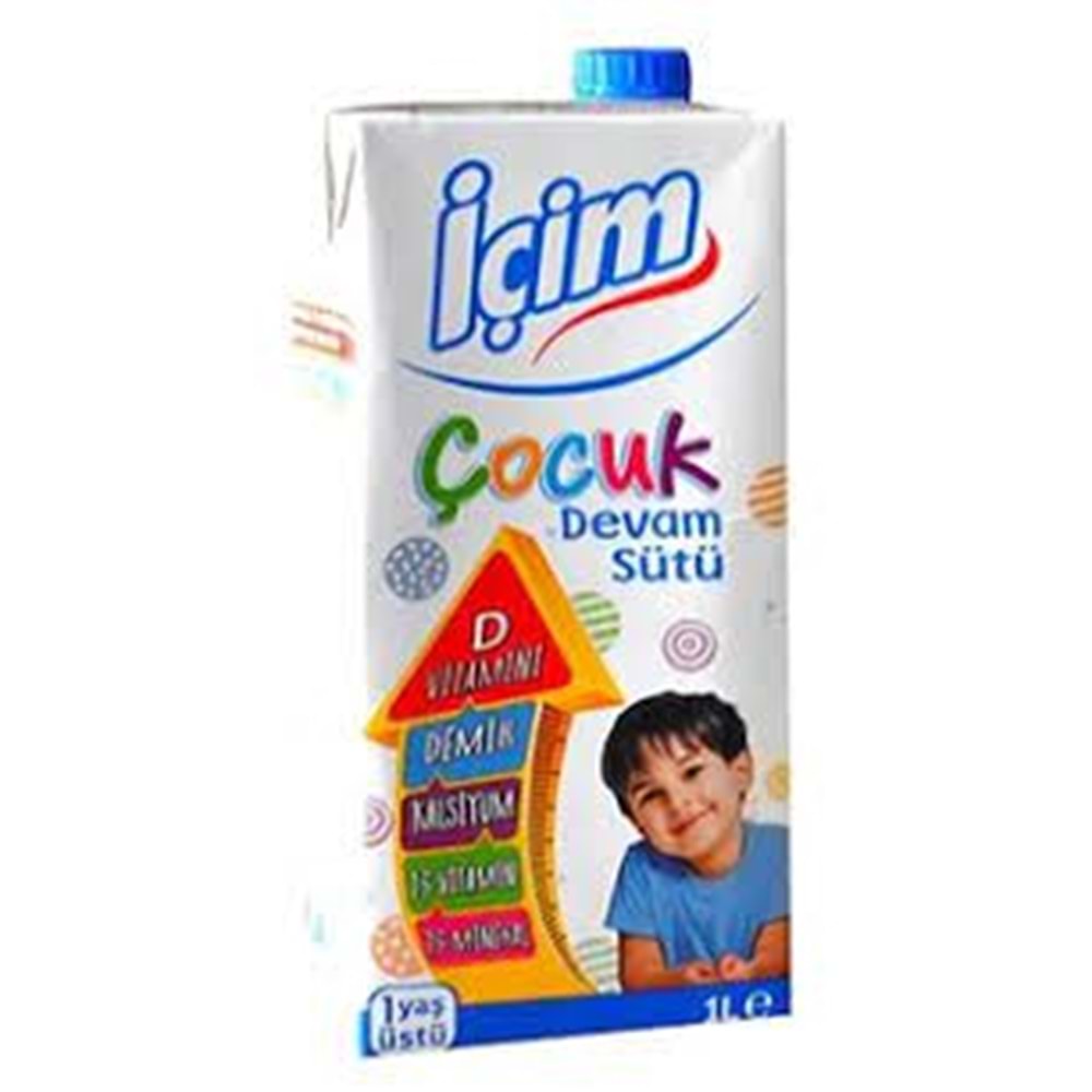 İÇİM DEVAM SÜTÜ 1 LT 1 YAŞ ÜSTÜ