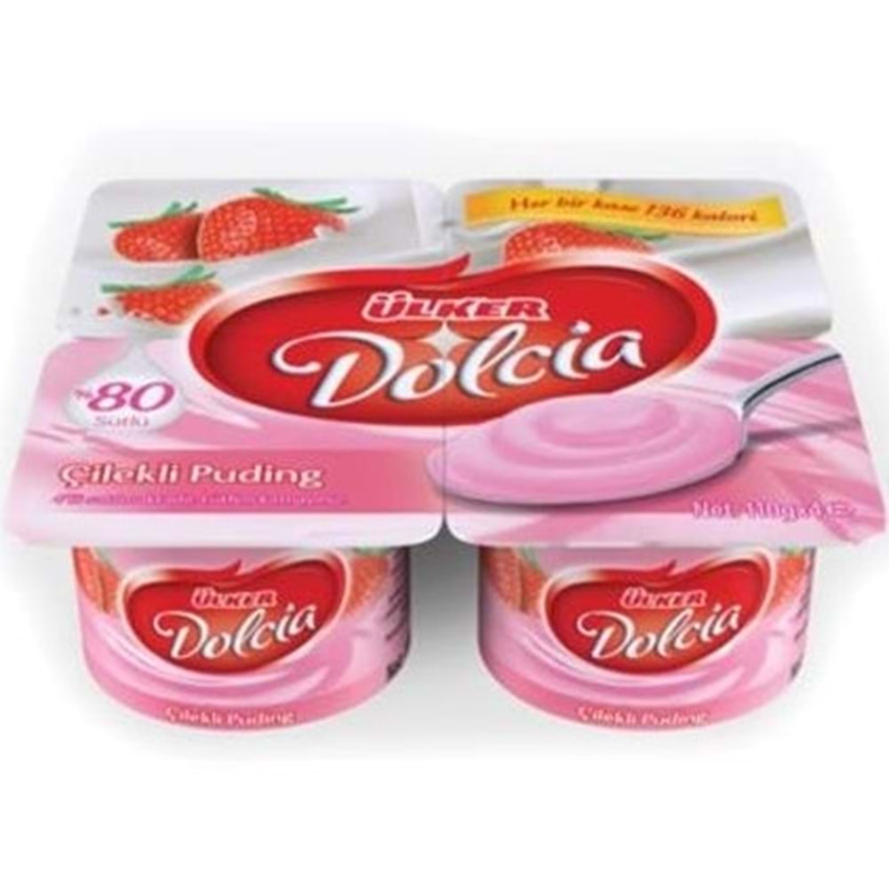İÇİM DOLCIA PUDING 4X110 GR CILEKLI