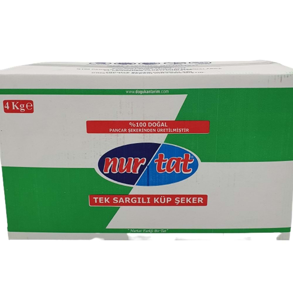 NURTAT TEK SARGILI KUP SEKER 4 KG