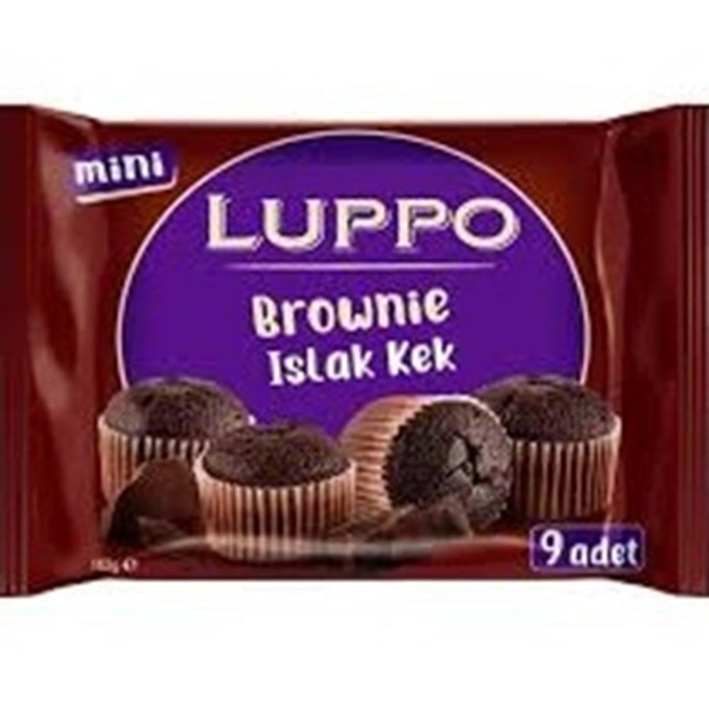 ŞÖLEN MİNİ LUPPO ISLAK KEK 9 ADET 162 G ÇİKOLATALI