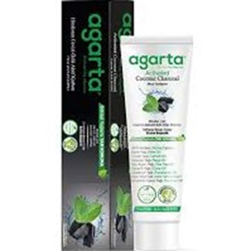 AGARTA DİŞ MACUNU 100 MLHİNDİSTAN CEVİZİ ÖZLÜ KÖMÜR