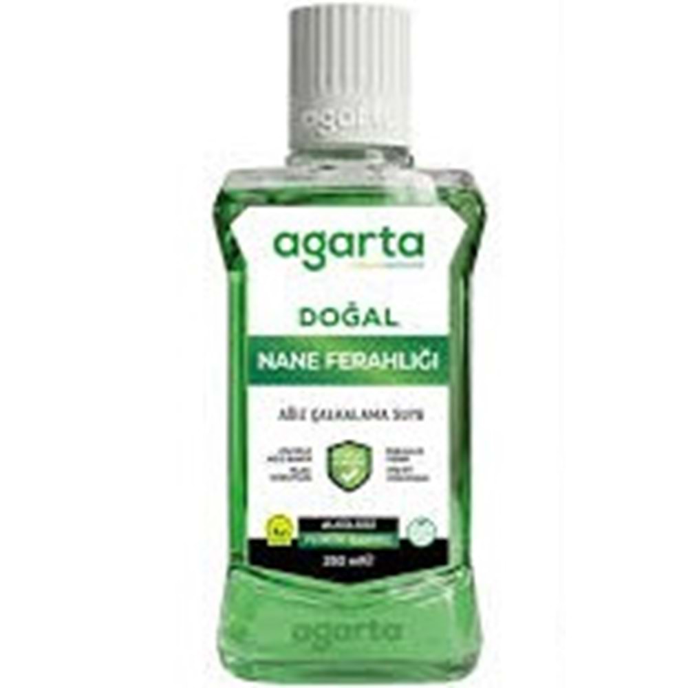 AGARTA DOĞAL AĞIZ ÇALKALAMA SUYU 250 ML NANE FERAHLIĞI
