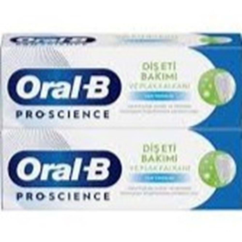 ORAL-B PRO-SCIENCE DİŞ MACUNU 2X50 ML TAM TEMİZLİK