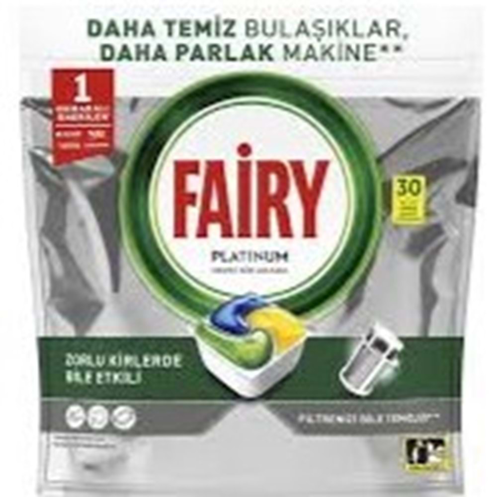 FAİRY PLATINIUM BULAŞIK TABLETİ 30 ADET