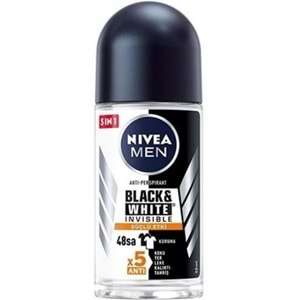 NIVEA ROLLON 50 ML BLACK&WHITE