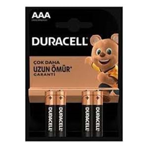 DURACELL İNCE PİL 4'LÜ AAA