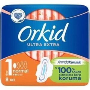 ORKİD ULTRA EXTRA TEKLI PAKET 8 LI NORMAL