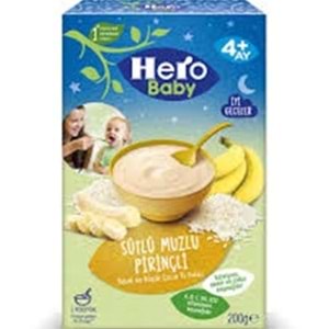 HERO BABY MAMA 4 AY 200 G PİRİNÇLİ MUZLU