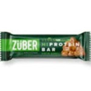ZÜBER GLUTENSIZ HI PROTEIN BAR 45 GR VEGAN YER FISTIGI EZMELI