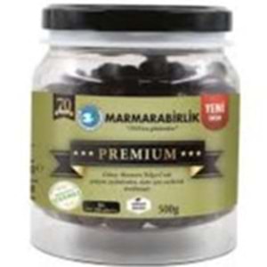 MARMARABİRLİK SALAMURA SİYAH ZEYTİN 500 G DOĞAL YAĞLI XL-L
