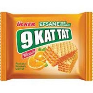ÜLKER 9 KAT GOFRET 39 GR PORTAKAL KREMALI