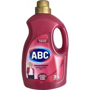 ABC SIVI CAMASIR DETERJANI 3 LT SIK YIKANANLAR