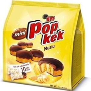 ETİ POPKEK MINI 10 LU PAKET 180 GR MUZLU