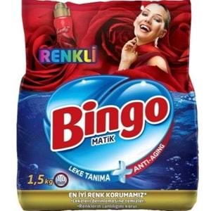 BİNGO MATIK 1,5 KG ISILTILI RENKLER