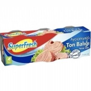SUPERFRESH TON BALIGI 3X75 GR AYCICEK YAGLI