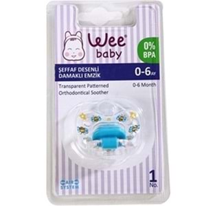 WEE BABY SEFFAF DESENLI DAMAKLI EMZIK 1