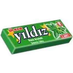 ÜLKER YILDIZ SAKIZ 5 LI NANELI