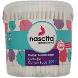 NASCİTA KULAK TEMIZLEME CUBUGU 200 LU