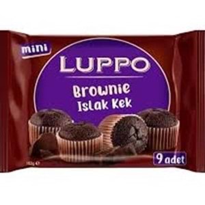 ŞÖLEN MİNİ LUPPO ISLAK KEK 9 ADET 162 G ÇİKOLATALI