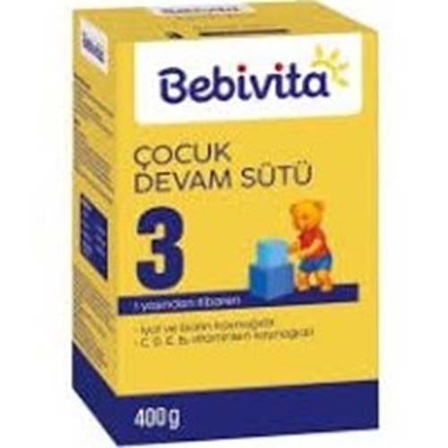 BEBİVİTA ÇOCUK DEVAM SÜTÜ 3 400 G