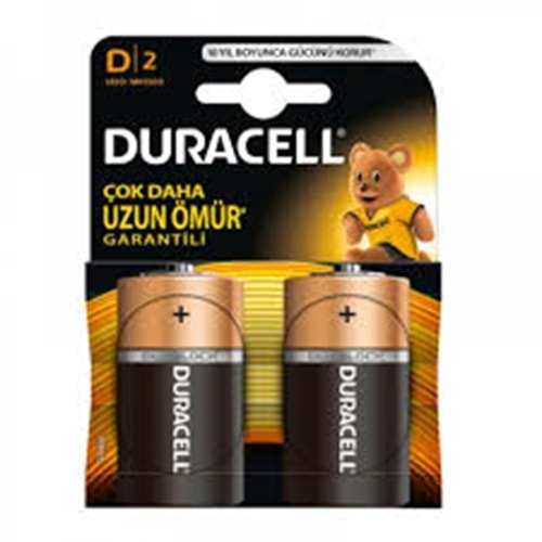 DURACELL BUYUK BOY PIL 2 LI D