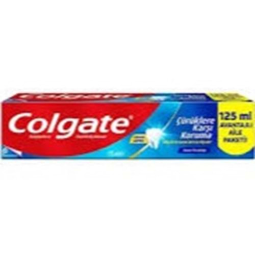 COLGATE DİŞ MACUNU 125 ML ÇÜRÜKLERE KARŞI KORUMA NANE FERAHLIĞI