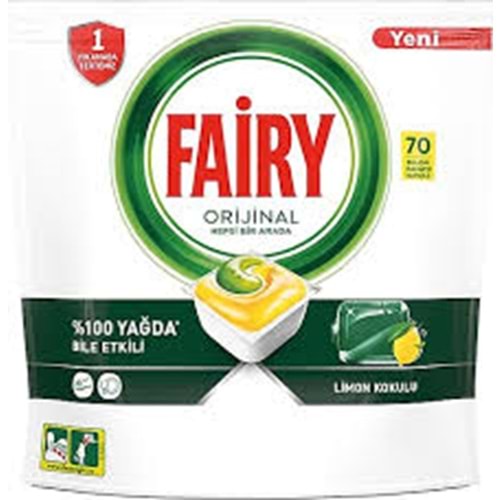 FAİRY HEPSI BIR ARADA TABLET DETERJAN 70 LI