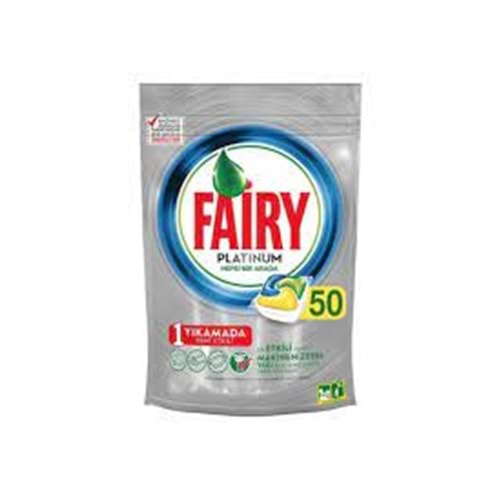 FAİRY PLATINUM TABLET DETERJAN 50 LI