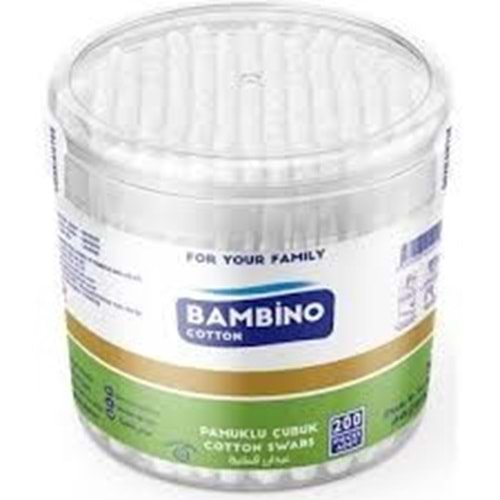 BAMBİNO COTTON KULAK ÇUBUĞU 200 ADET