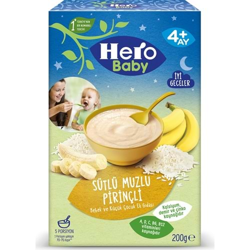 HERO BABY MAMA 200 GR SUTLU MUZLU PIRINCLI