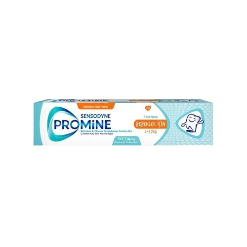 SENSODYNE BEBEK DIS MACUNU 50 ML 0-2 YAS TATLI NANE