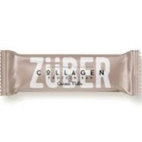 ZÜBER GLUTENSIZ PROTEIN BAR 35 GR COLLEGEN KAKAO CEKIRDEKLI