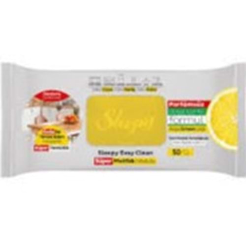 SLEEPY ISLAK MUTFAK HAVLUSU 50 ADET LİMON YAĞLI