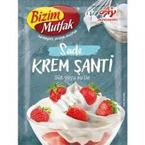 ÜLKER BİZİM KREM ŞANTİ 4X75 G SADE