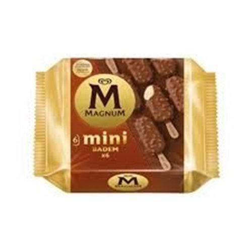 ALGİDA MAGNUM MİNİ 6 LI BADEM
