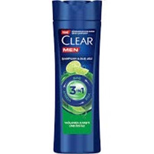 CLEAR MEN ŞAMPUAN&DUŞ JELİ 350 ML LİME ÖZÜ
