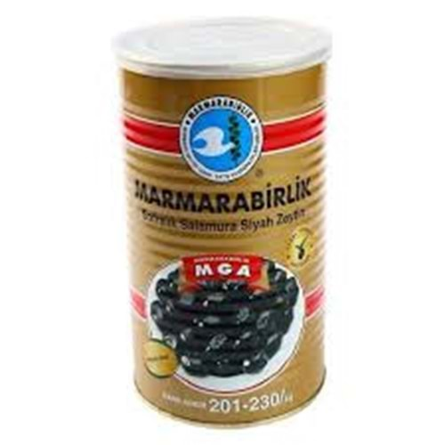 MARMARABİRLİK DOGAL SIYAH ZEYTIN 800 GR XL TNK