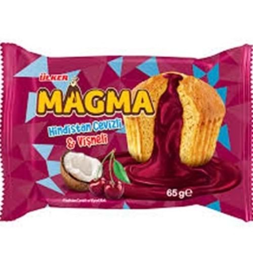 ÜLKER MAGMA KEK 65 G VİŞNE&HİNDİSTAN CEVİZLİ