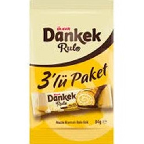 ÜLKER DANKEK RULO 3X28 G MUZLU
