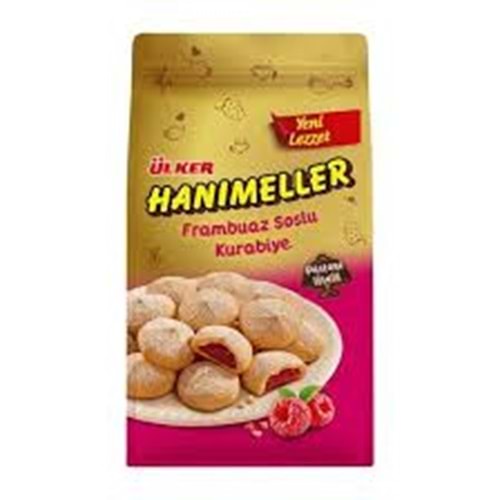 ÜLKER HANIMELLER 150 GR FRAMBUAZ SOSLU KURABIYE