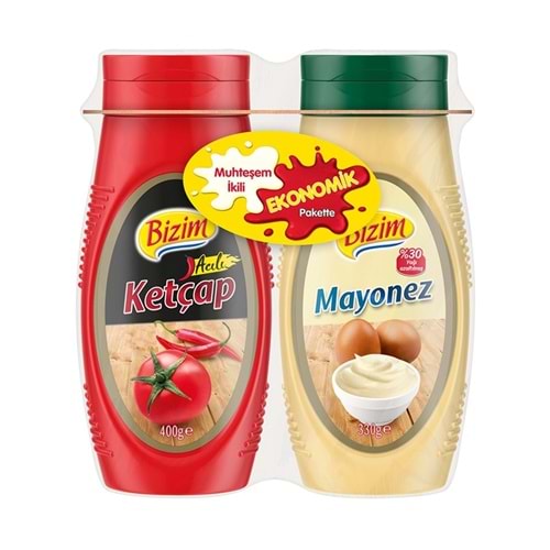 BİZİM KETCAP+MAYONEZ 730 GR