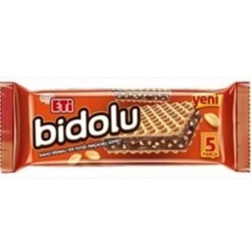 ETİ BI DOLU GOFRET 81 GR KAKAO KREMALI YER FISTIKL