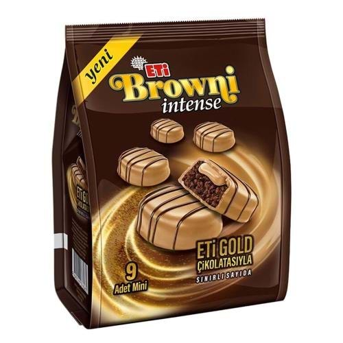 ETİ BROWNI INTENSE 9 LU PAKET 135 GR CIKOLATALI