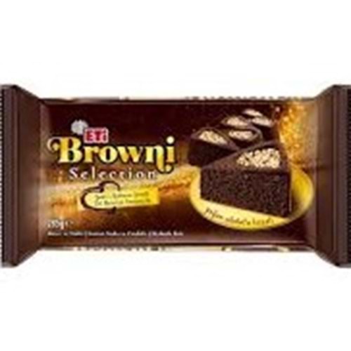 ETİ BROWNİ KEK 285 G BİTTER VE SÜTLÜ ÇİKOLATA SOSLU VE FINDIKLI ÇİKOLATALI