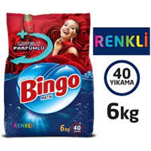 BİNGO MATIK 6 KG RENKLI