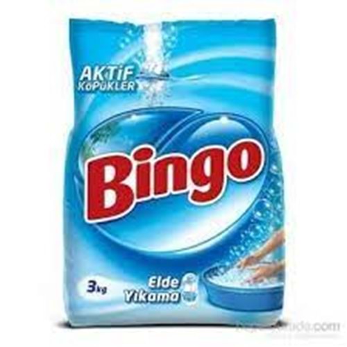 BİNGO ELDE YIKAMA DETERJANI 3 KG