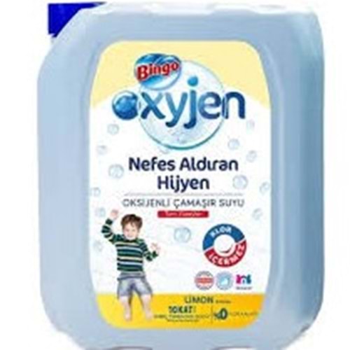 BİNGO OXYJEN ÇAMAŞIR SUYU 4 L LİMON