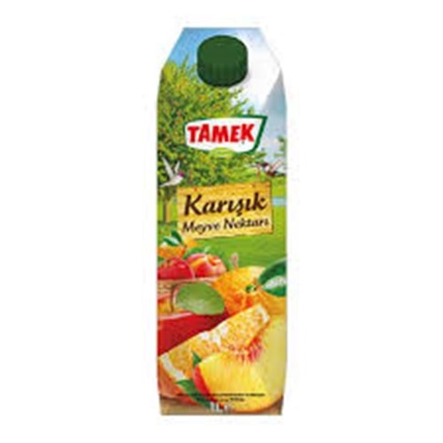 TAMEK %100 MEYVE SUYU 1 LT KARISIK