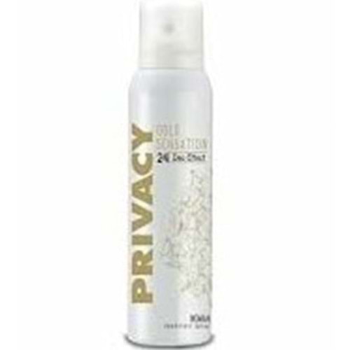 PRIVACY DEODORANT GOLD SENTATION 150 ML WOMEN