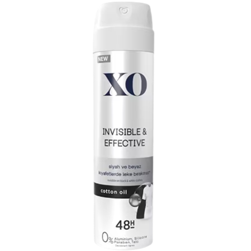 XO DEODORANT 150 ML INVISIBLE EFFECTIVE